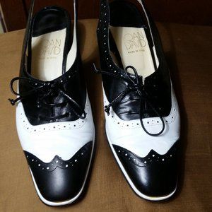 Joan & David   Spectator Wingtip Slingback